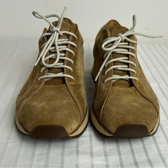 Rockport Mens Sneakers Shoes Suede Tan US Sz 9W - Picture 4 of 14